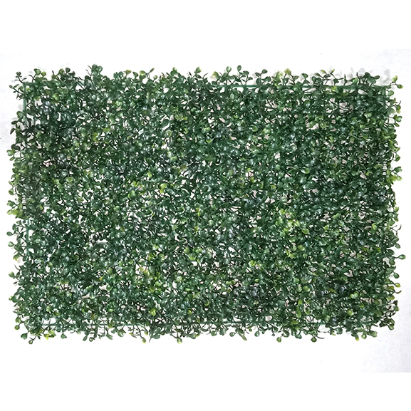 Non UV Protected Artificial Vertical Garden Mat with Green Leaves (40X60 cm)