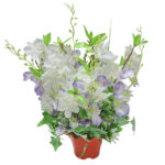 Artificial Cherry Blossoms and Orchid Flower Arrangement for Decor