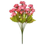 Elen Artificial Mini Rose Flower Light Pink 40cm
